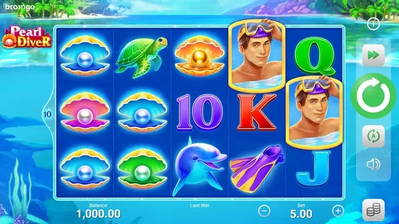 Pearl Diver slot screenshot 1