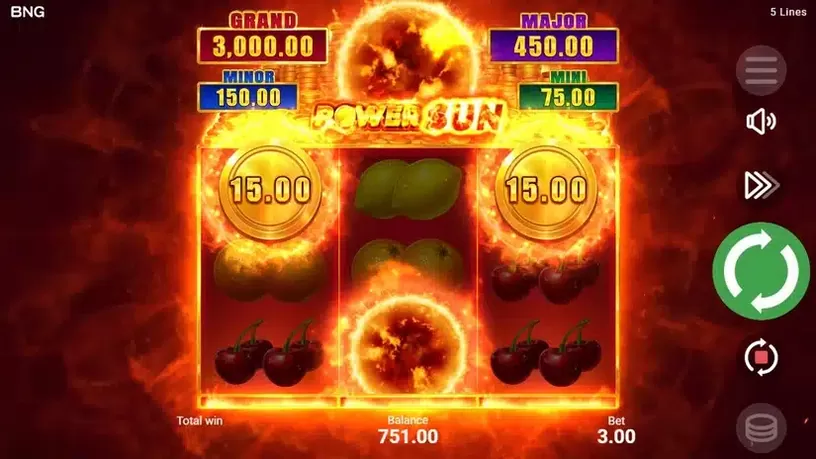 Power Sun slot screenshot 5