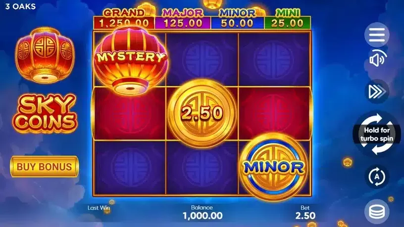 Sky Coins slot screenshot 1