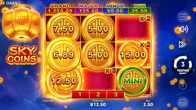 Sky Coins slot screenshot 5