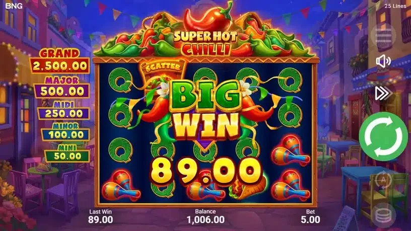Super Hot Chilli slot screenshot 4