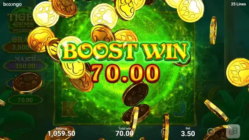 Tiger Gems slot screenshot 3
