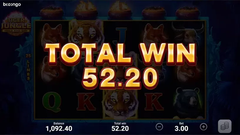 Tiger Jungle slot screenshot 5