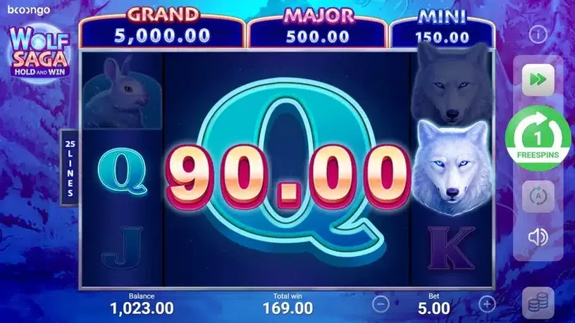 Wolf Saga slot screenshot 5