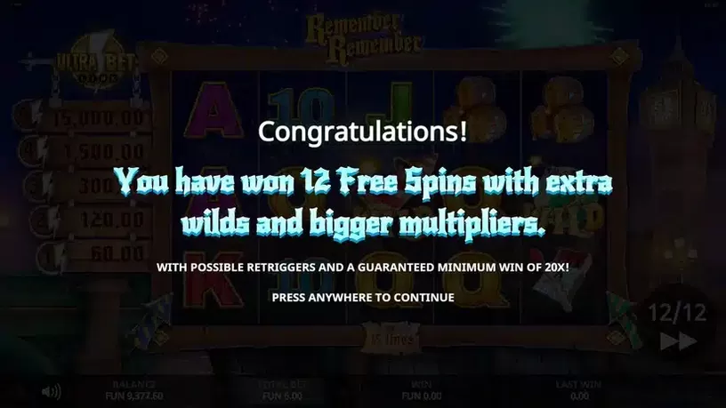 Remember Remember slot screenshot 4