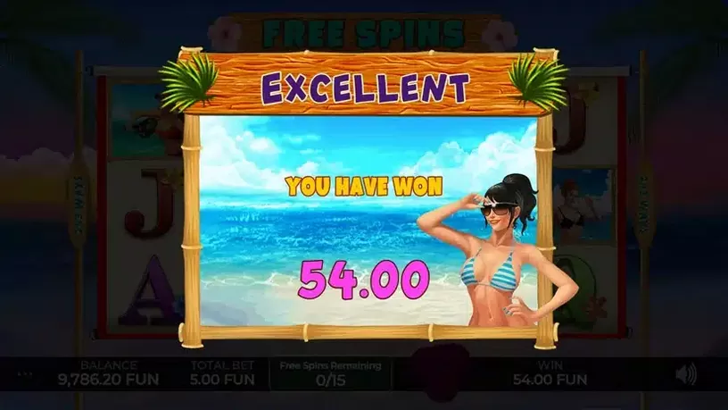 Beach Tennis slot screenshot 5