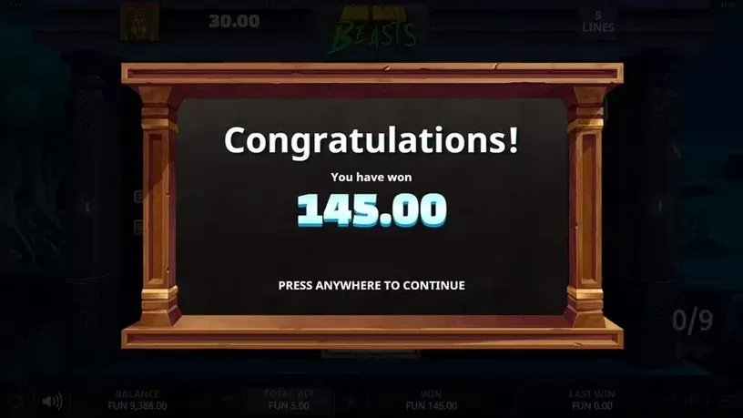 Big Bad Beasts slot screenshot 8