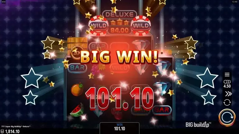 777 Super BIG BuildUp Deluxe slot screenshot 7