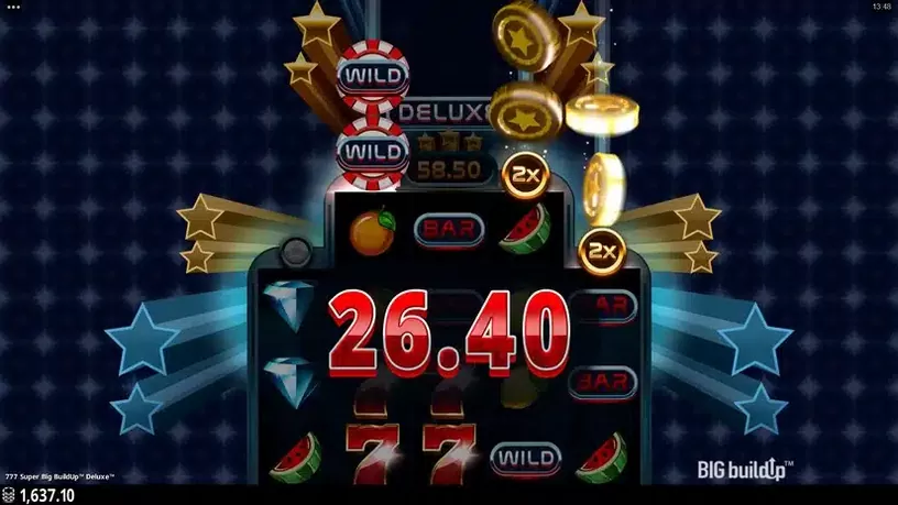 777 Super BIG BuildUp Deluxe slot screenshot 3
