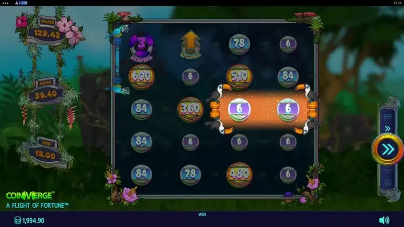 A Flight of Fortune slot screenshot 3