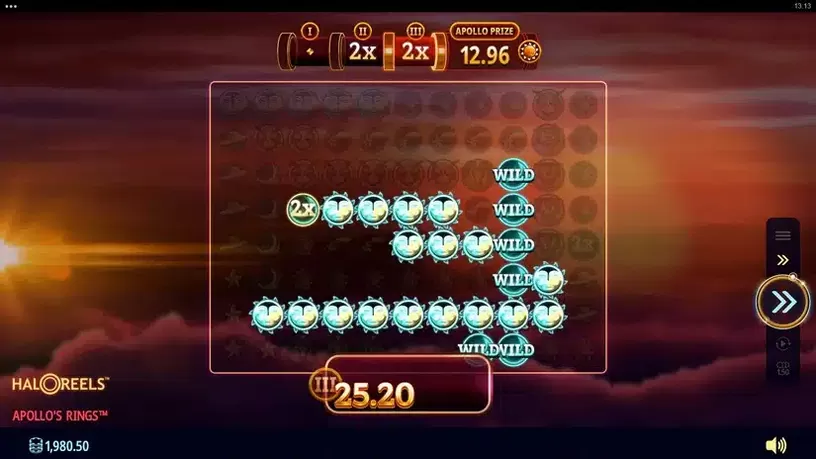 Apollo’s Rings slot screenshot 5