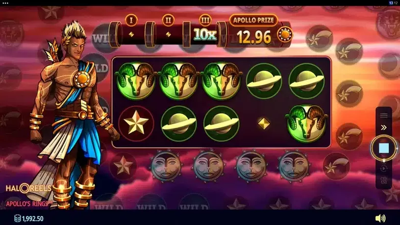 Apollo’s Rings slot screenshot 2