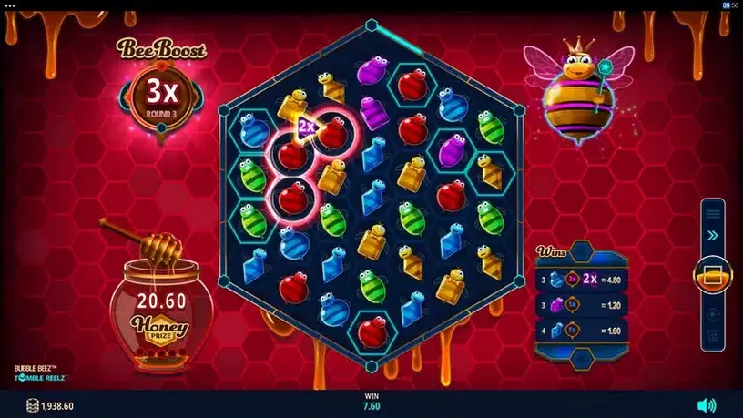 Bubble Beez slot screenshot 4
