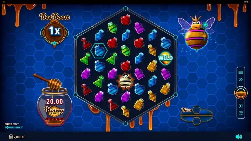 Bubble Beez slot screenshot 1