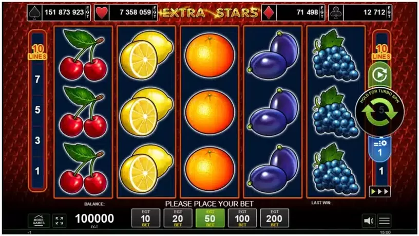 Extra Stars slot screenshot 1