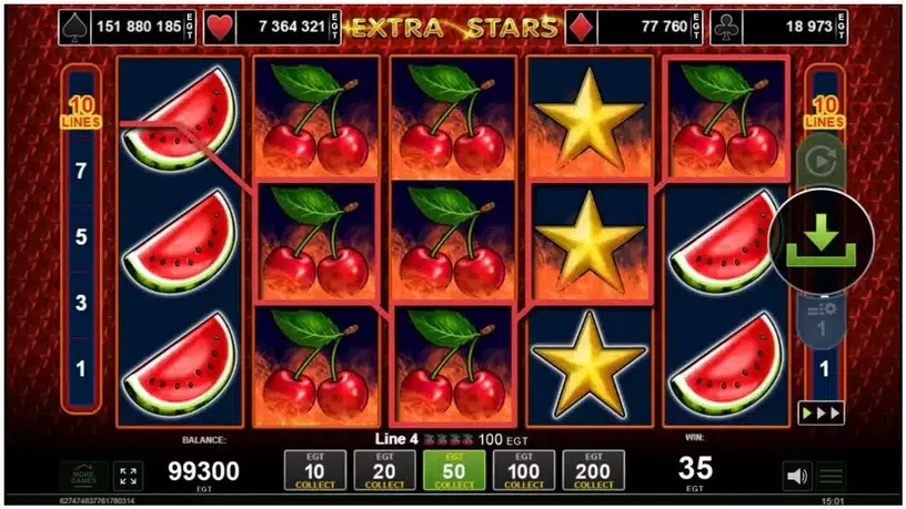 Extra Stars slot screenshot 3