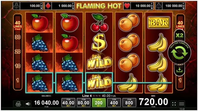 Flaming Hot slot screenshot 2