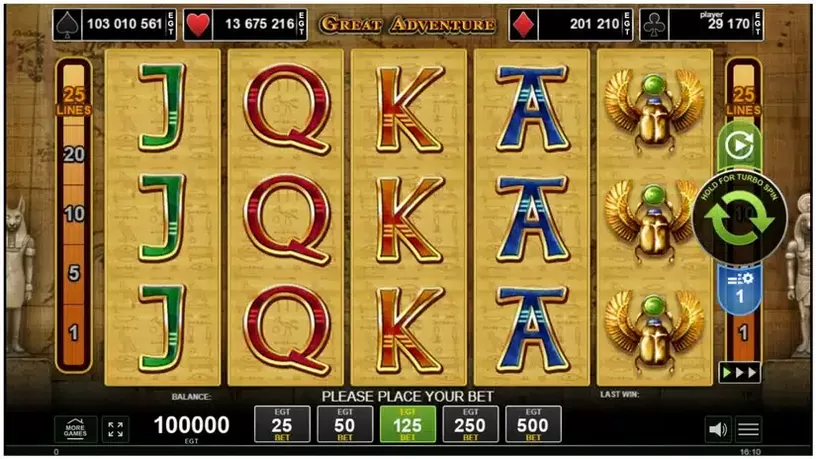 Great Adventure slot screenshot 1