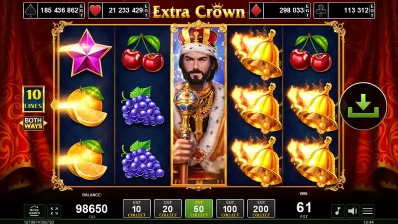 Extra Crown slot screenshot 3