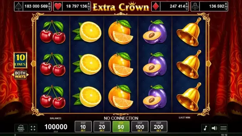 Extra Crown slot screenshot 1