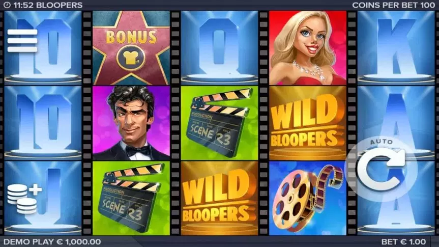 Bloopers slot screenshot 1