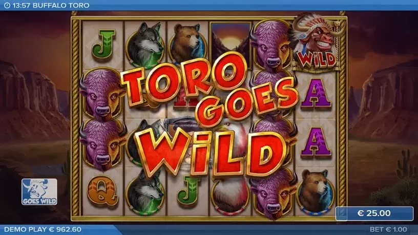 Buffalo Toro slot screenshot 3