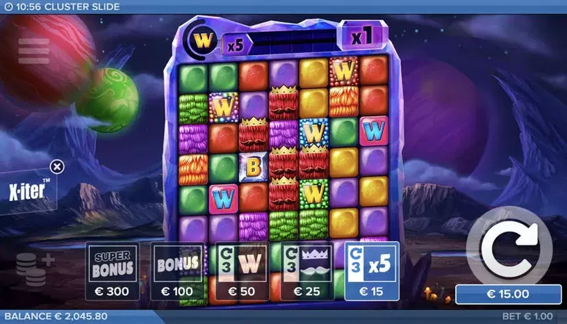 Cluster Slide slot screenshot 17