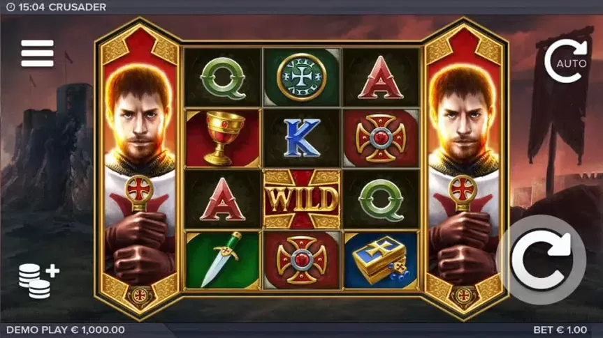 Crusader slot screenshot 1