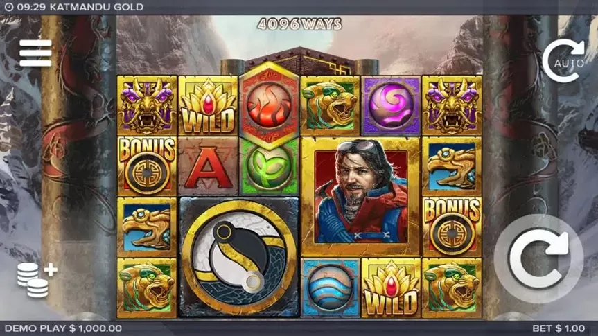 Katmandu Gold slot screenshot 1