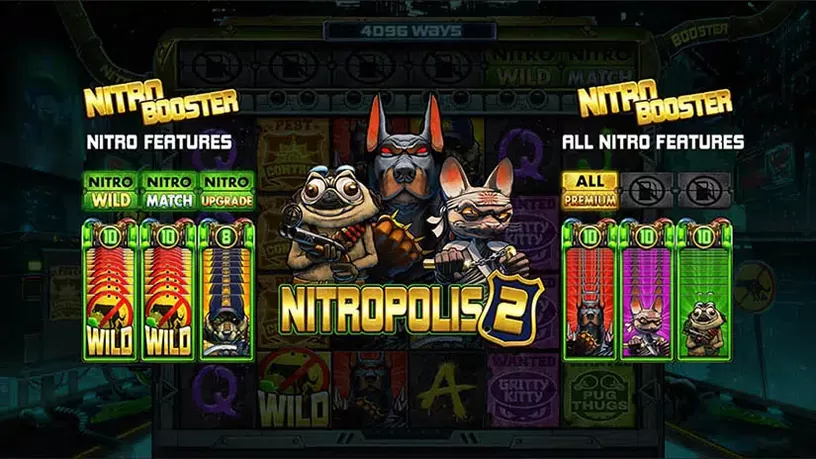 Nitropolis 2 slot screenshot 1