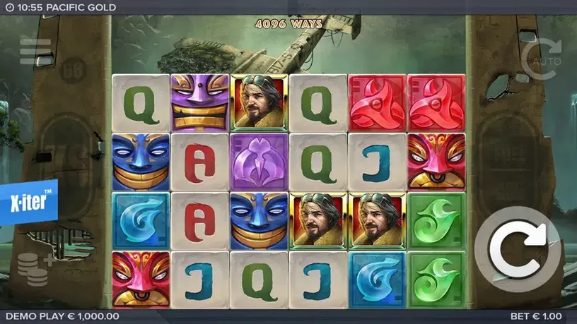 Pacific Gold slot screenshot 1