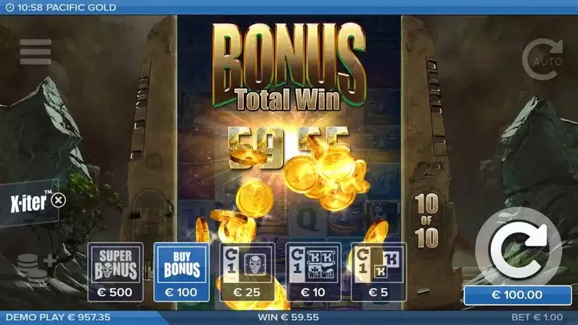 Pacific Gold slot screenshot 8
