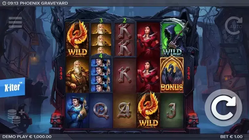 Phoenix Graveyard slot screenshot 1