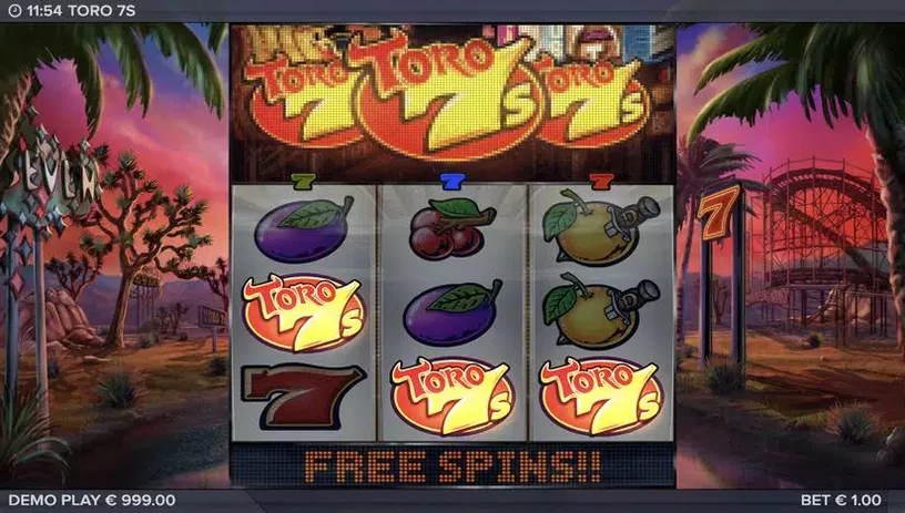 Toro 7s slot screenshot 7