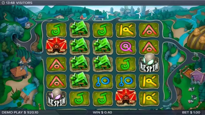 Visitors slot screenshot 2