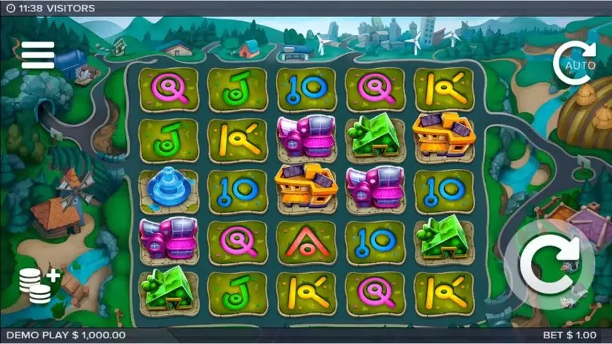 Visitors slot screenshot 1