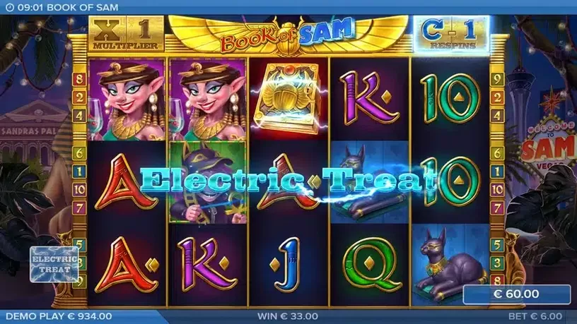 Book of Sam slot screenshot 3