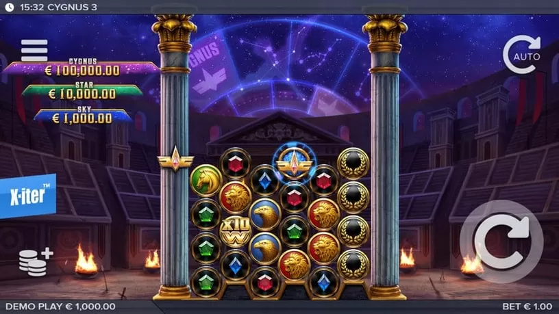 Cygnus 3 slot screenshot 1