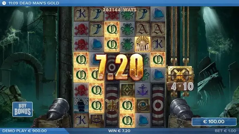 Dead Man’s Gold slot screenshot 4