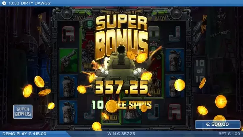 Dirty Dawgs of Nitropolis slot screenshot 7