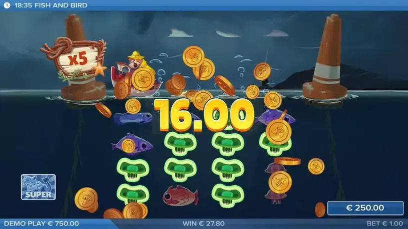 Fish and Bird slot screenshot 4