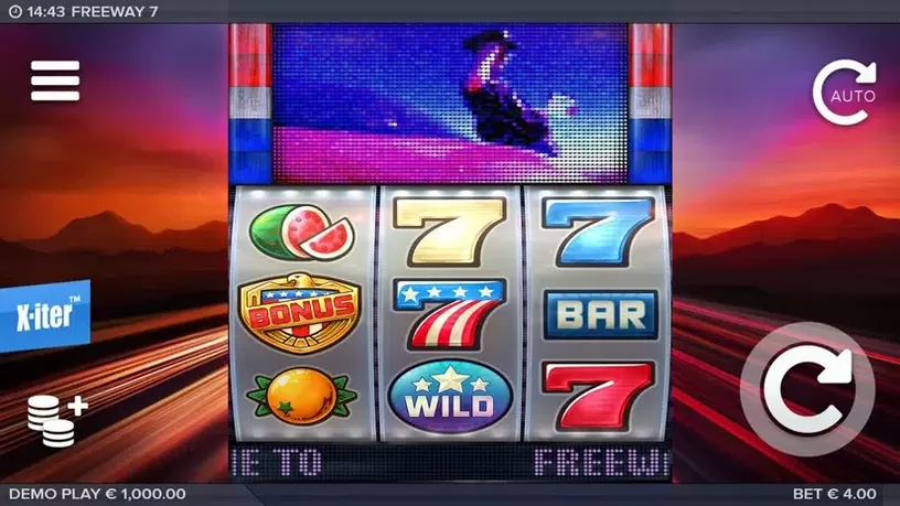 Freeway 7 slot screenshot 1