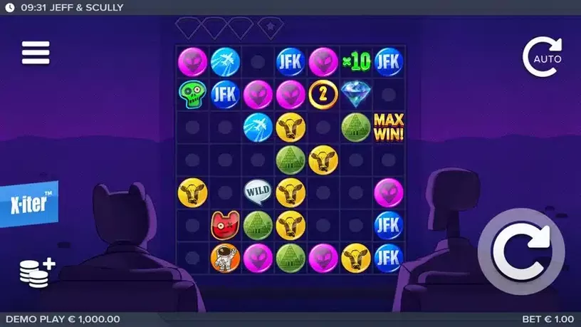 Jeff & Scully slot screenshot 1