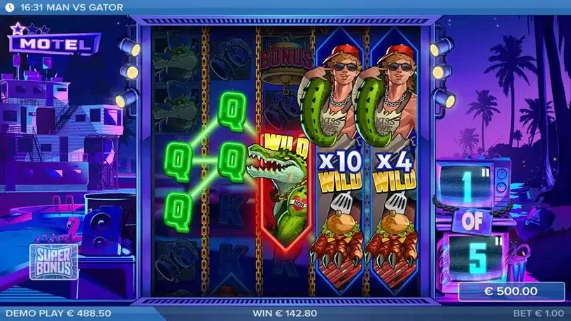 Man vs Gator slot screenshot 6
