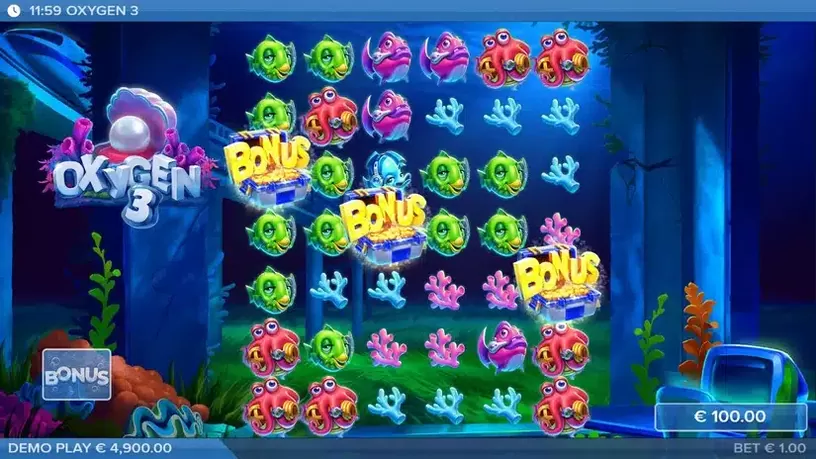 Oxygen 3 slot screenshot 2