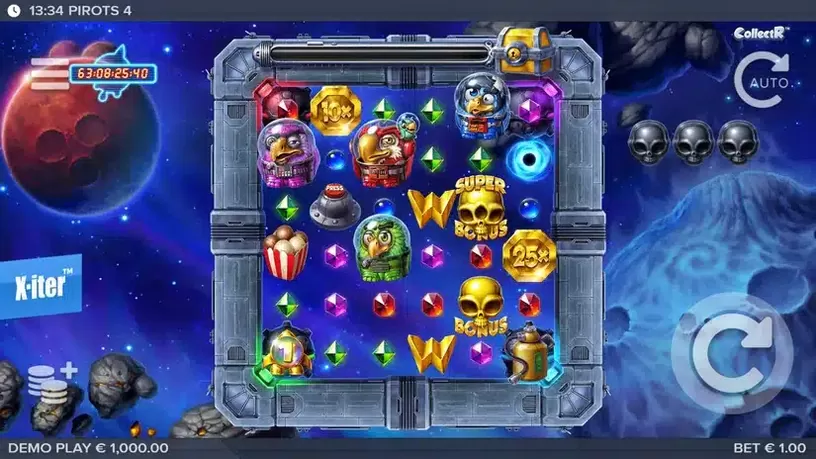 Pirots 4 slot screenshot 1