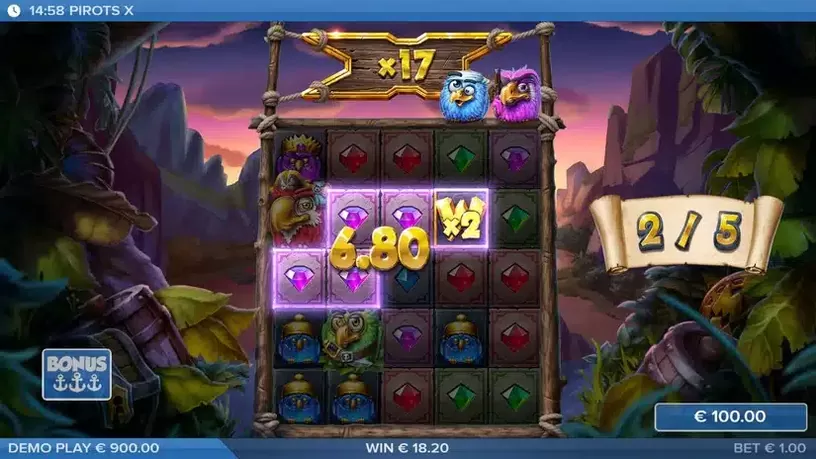 Pirots X slot screenshot 5