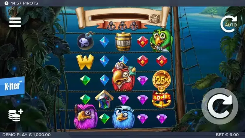 Pirots slot screenshot 1
