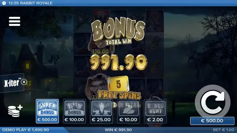 Rabbit Royale slot screenshot 7