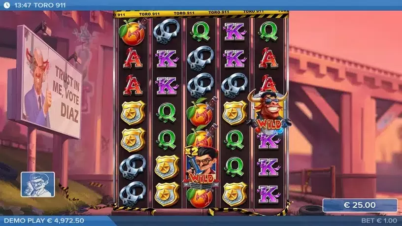 Toro 911 slot screenshot 1